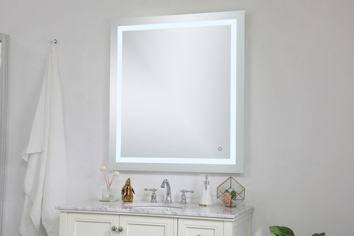 36In X 40In Hardwired Led Mirror With Touch Sensor And Color Changing