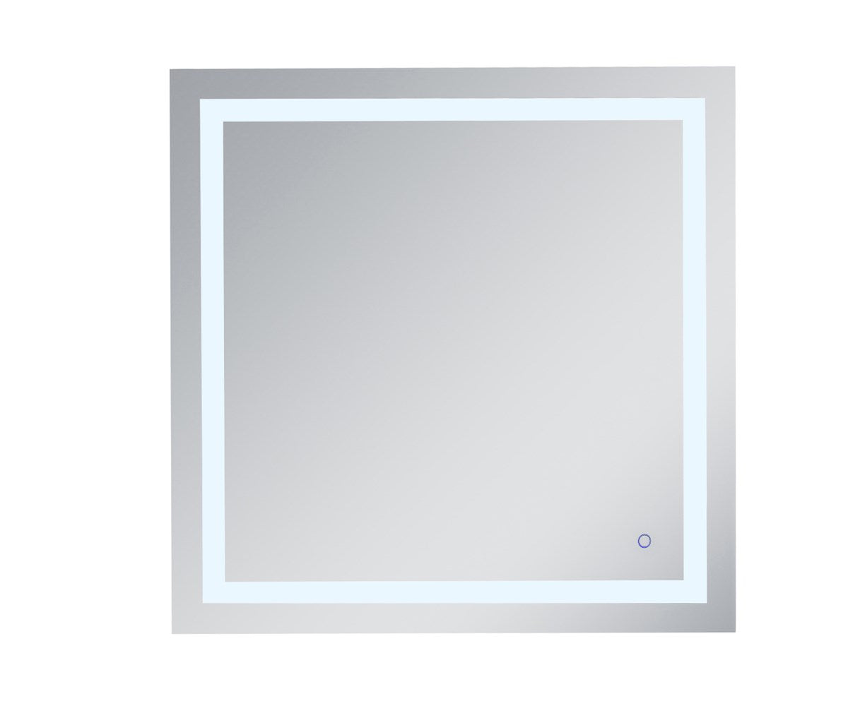 36In X 36In Hardwired Led Mirror With Touch Sensor And Color Changing by Elegant Decor