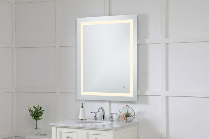30In X 40In Hardwired Led Mirror With Touch Sensor And Color Changing