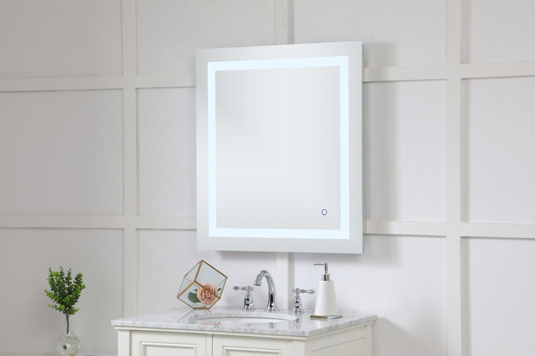 27In X 30In Hardwired Led Mirror With Touch Sensor And Color Changing