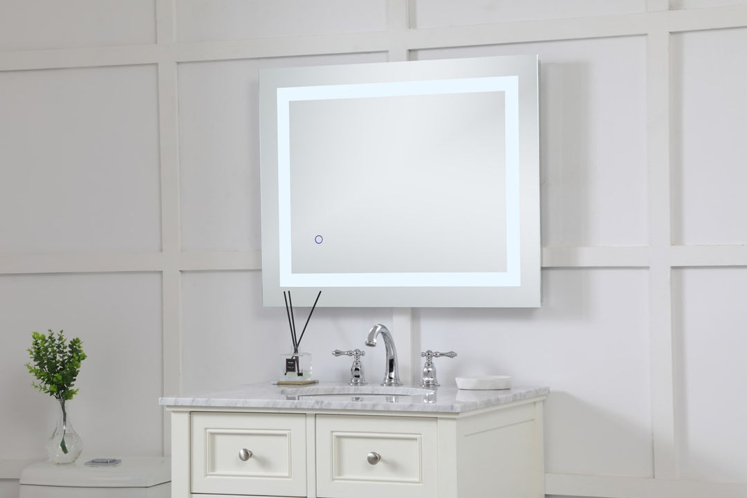 24In X 30In Hardwired Led Mirror With Touch Sensor And Color Changing