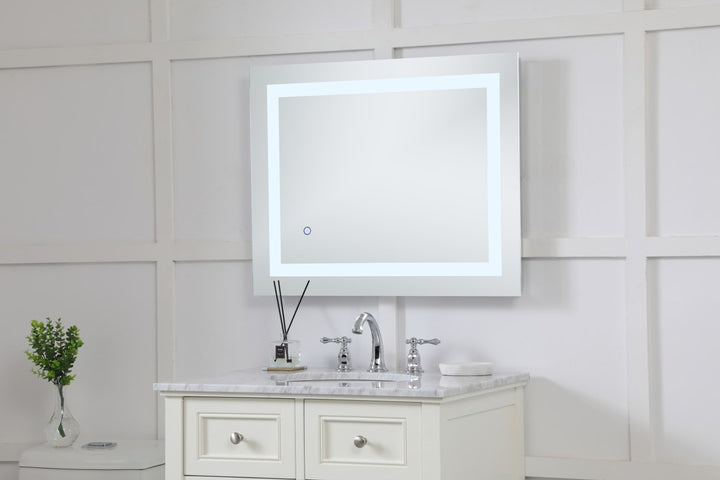 24In X 30In Hardwired Led Mirror With Touch Sensor And Color Changing