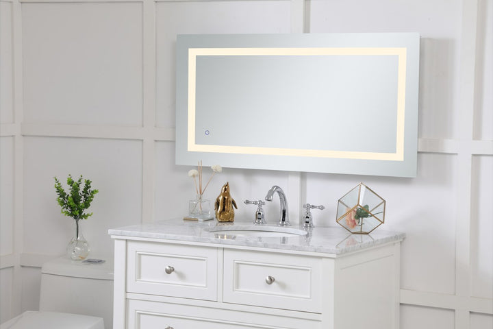 20In X 40In Hardwired Led Mirror With Touch Sensor And Color Changing