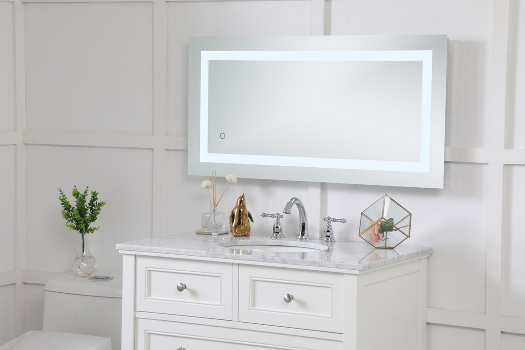 20In X 40In Hardwired Led Mirror With Touch Sensor And Color Changing