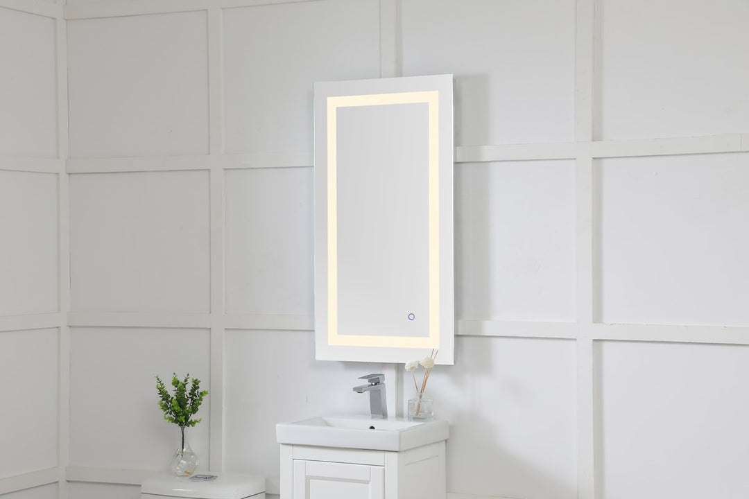 20In X 36In Hardwired Led Mirror With Touch Sensor And Color Changing