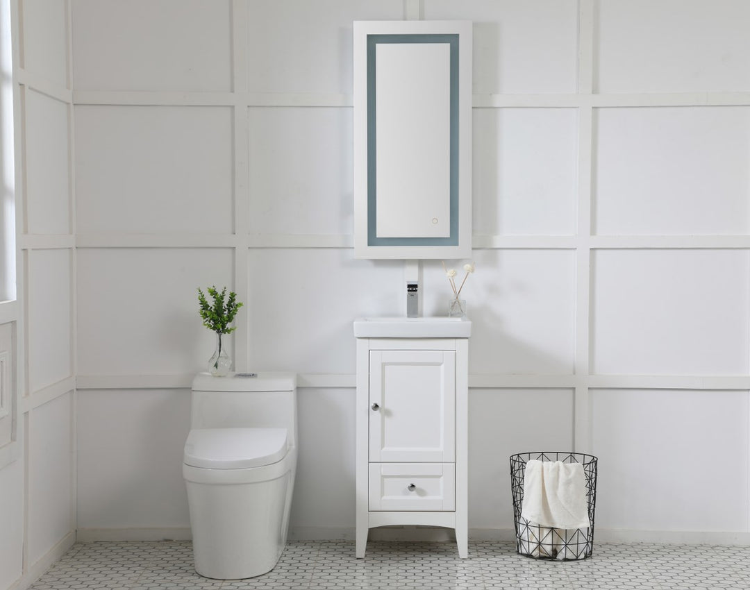 18In X 36In Hardwired Led Mirror With Touch Sensor And Color Changing