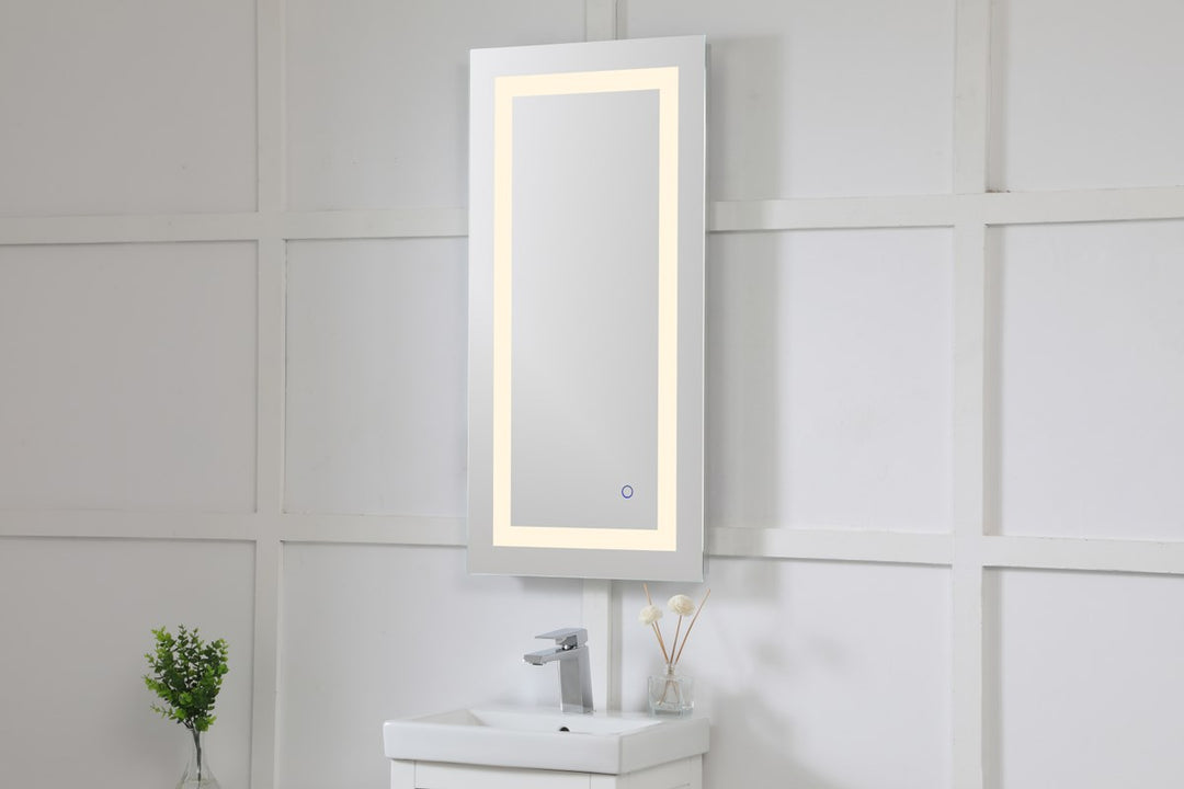 18In X 36In Hardwired Led Mirror With Touch Sensor And Color Changing