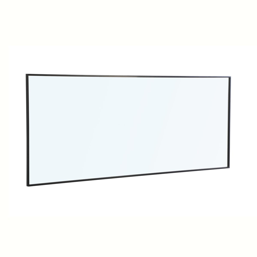 Metal Frame Rectangle Mirror 30 Inch Black