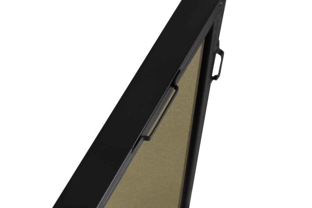 Metal Frame Rectangle Mirror 18 Inch Black