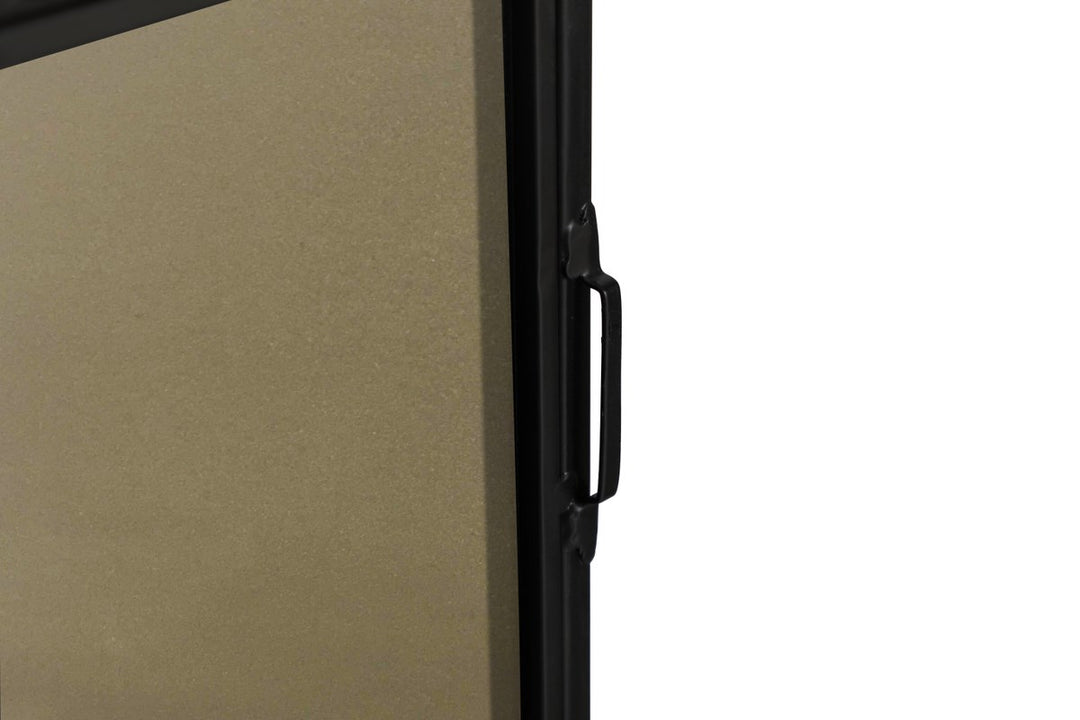 Metal Frame Rectangle Mirror 28 Inch Black