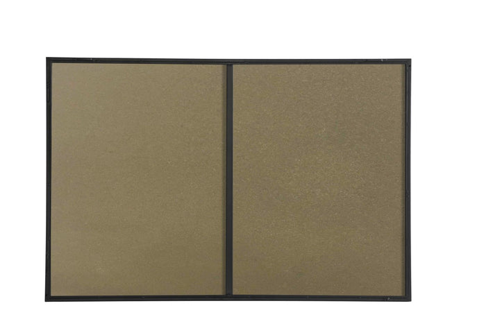 Metal Frame Rectangle Mirror 28 Inch Black