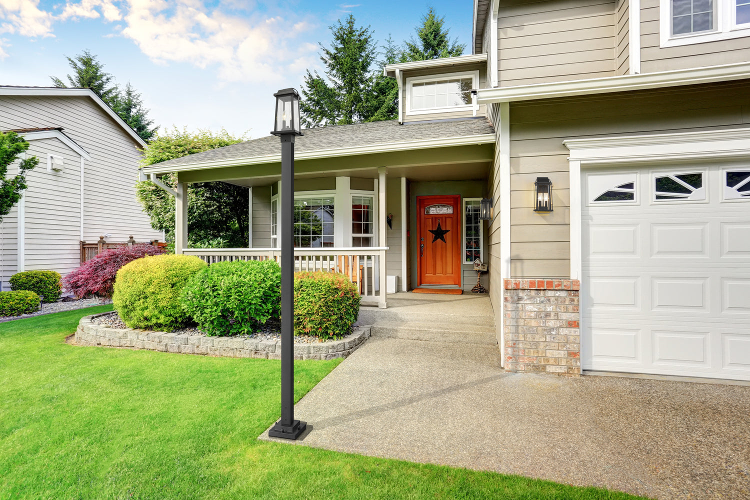 2 Light Outdoor Post Mounted Fixture