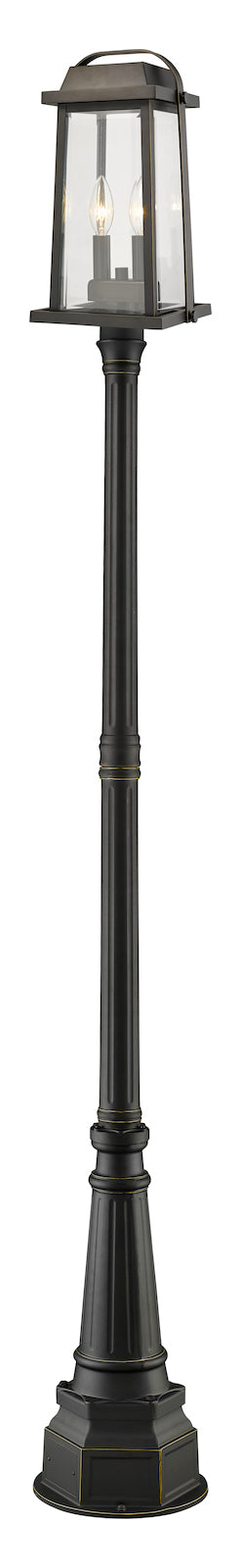 2 Light Outdoor Post Mounted Fixture by Z-Lite