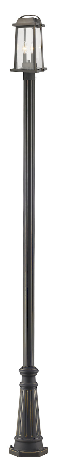 2 Light Outdoor Post Mounted Fixture by Z-Lite