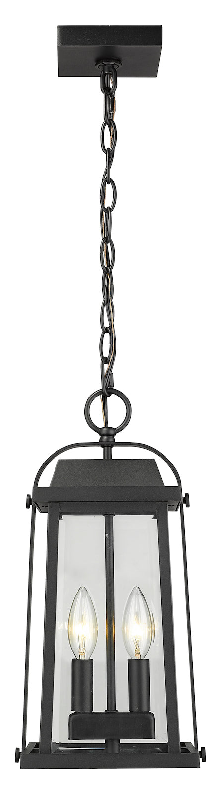 2 Light Outdoor Chain Mount Ceiling Fixture by Z-Lite