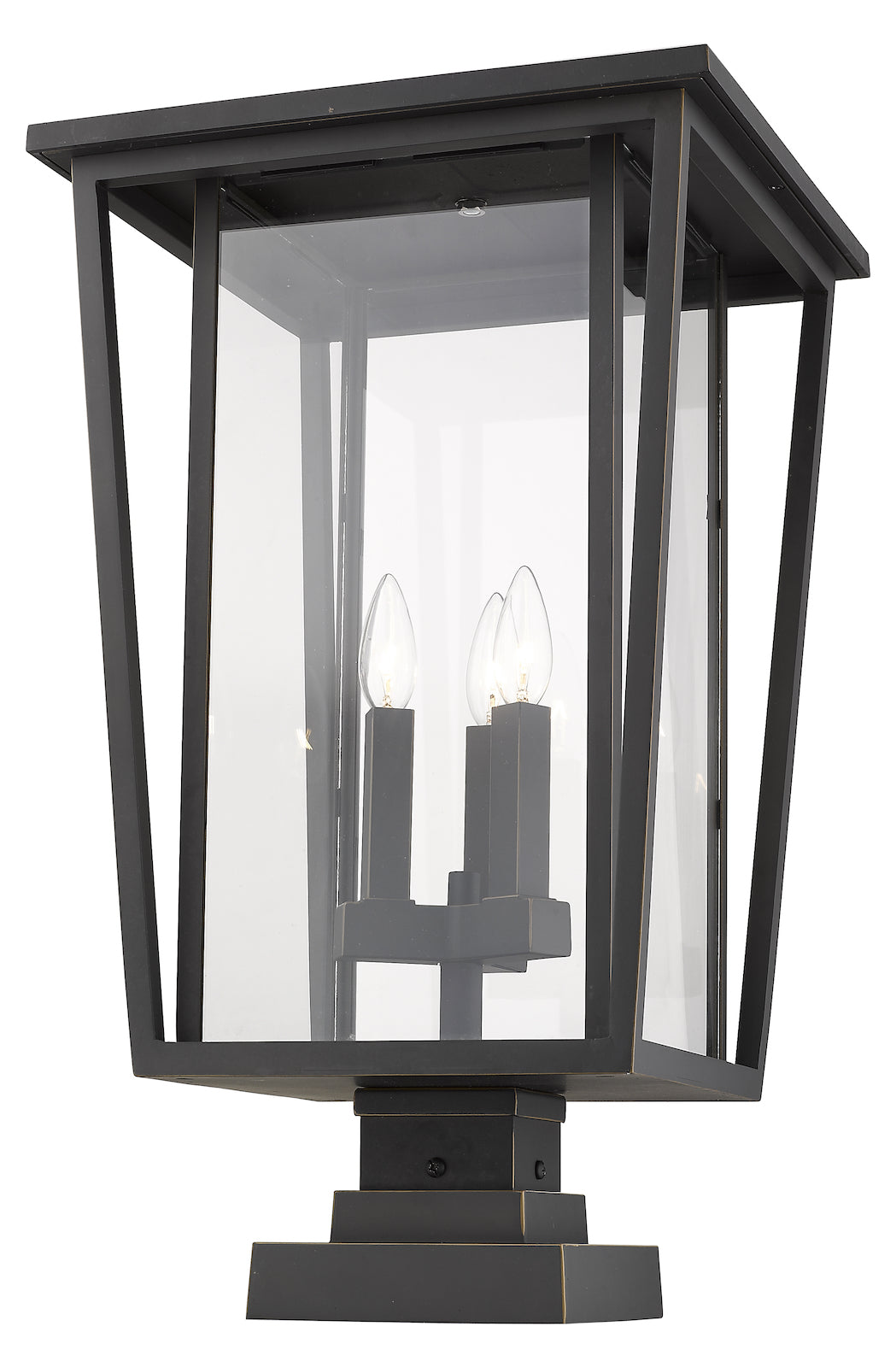 3 Light Outdoor Pier Mounted Fixture by Z-Lite