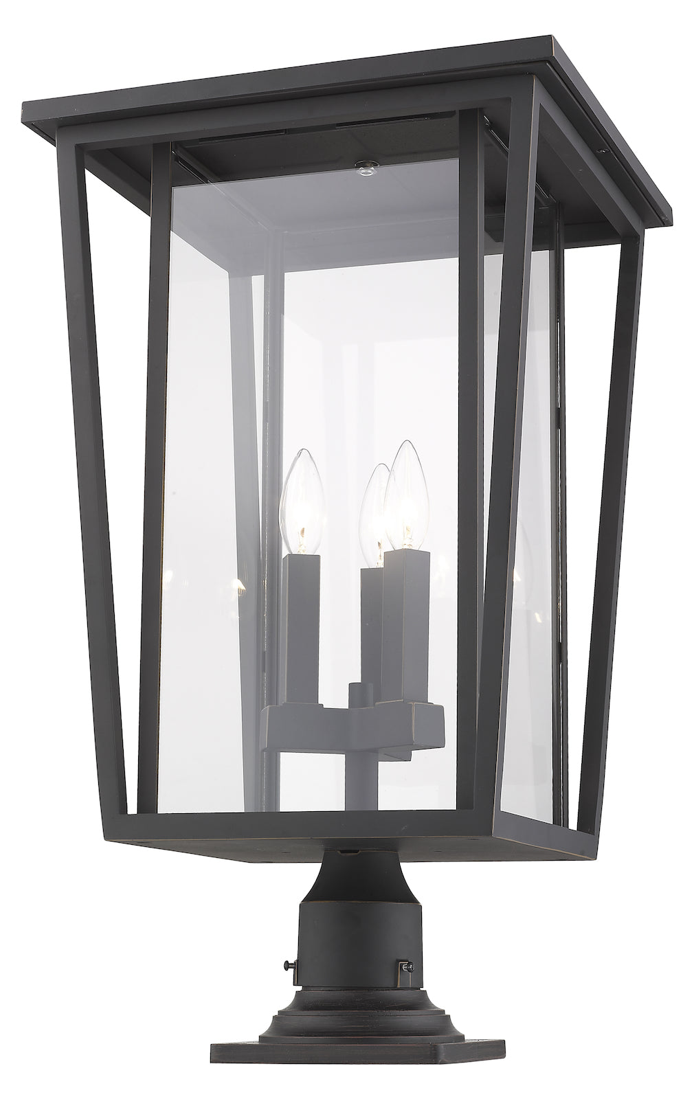 3 Light Outdoor Pier Mounted Fixture by Z-Lite