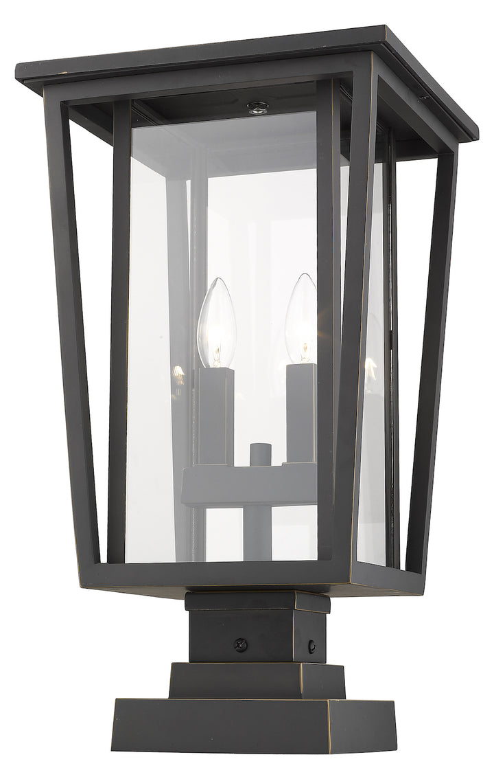 2 Light Outdoor Pier Mounted Fixture by Z-Lite