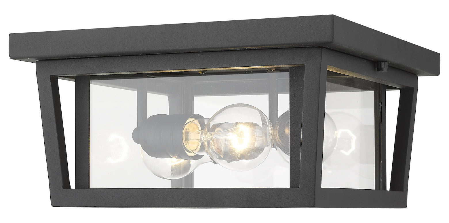 3 Light Outdoor Flush Ceiling Mount Fixture by Z-Lite