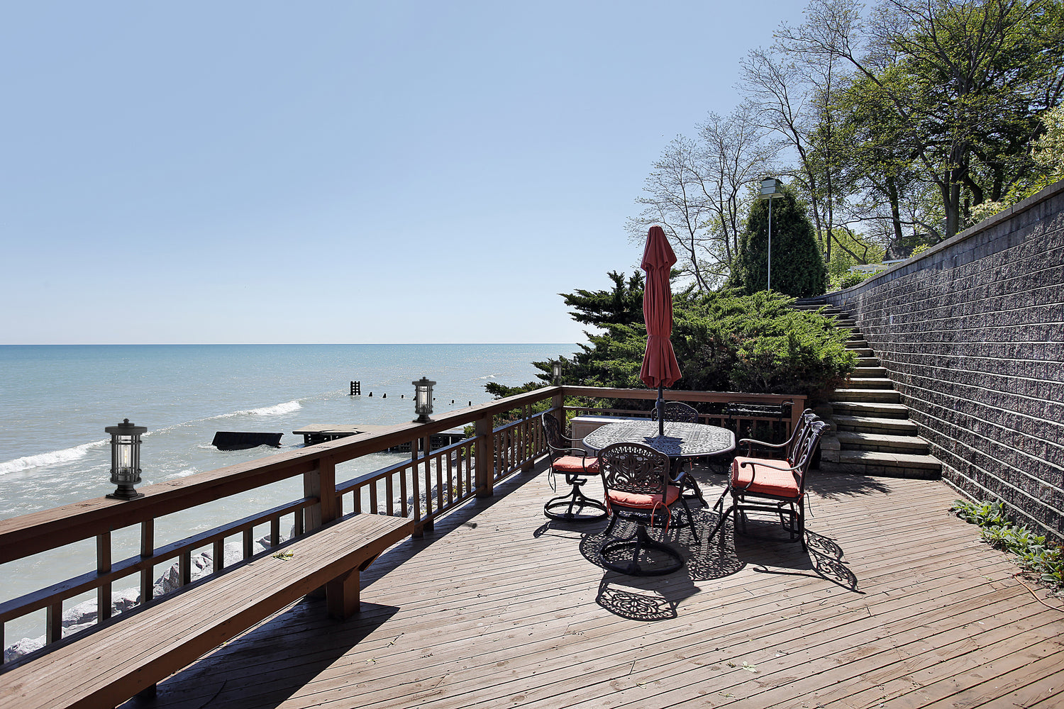 1 Light Outdoor Pier Mounted Fixture