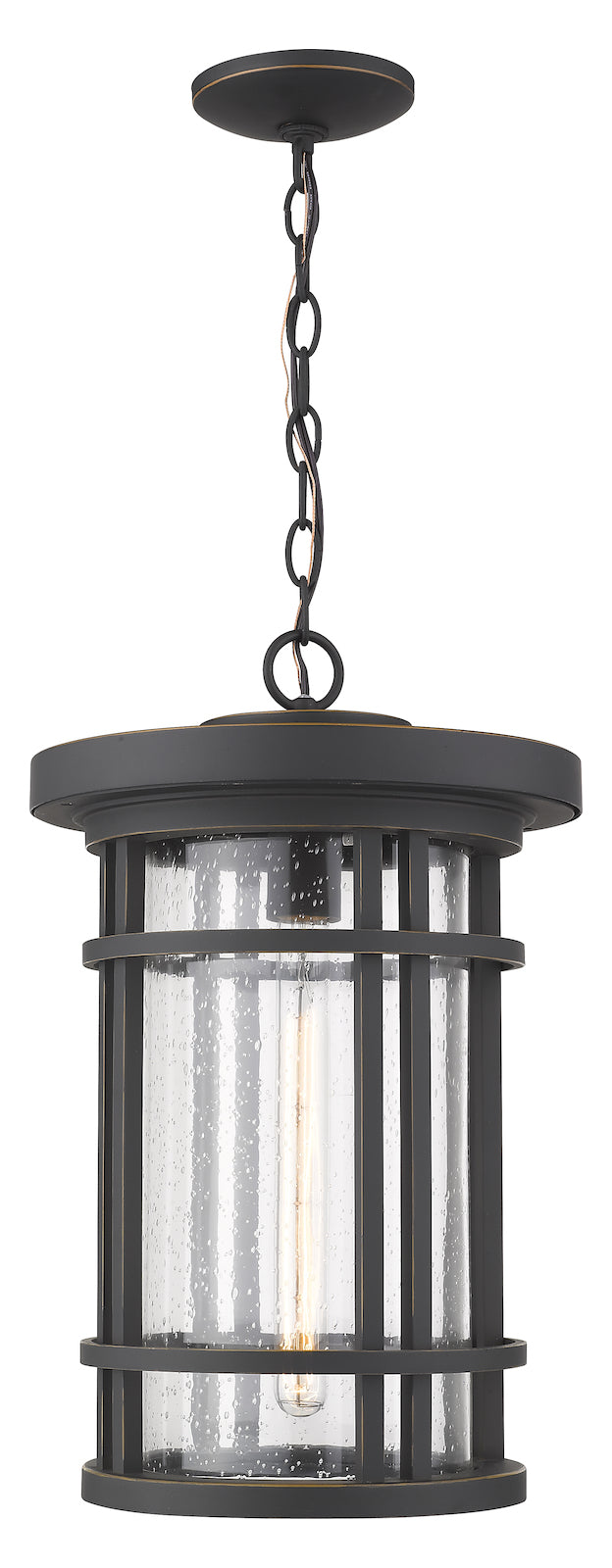 1 Light Outdoor Chain Mount Ceiling Fixture by Z-Lite