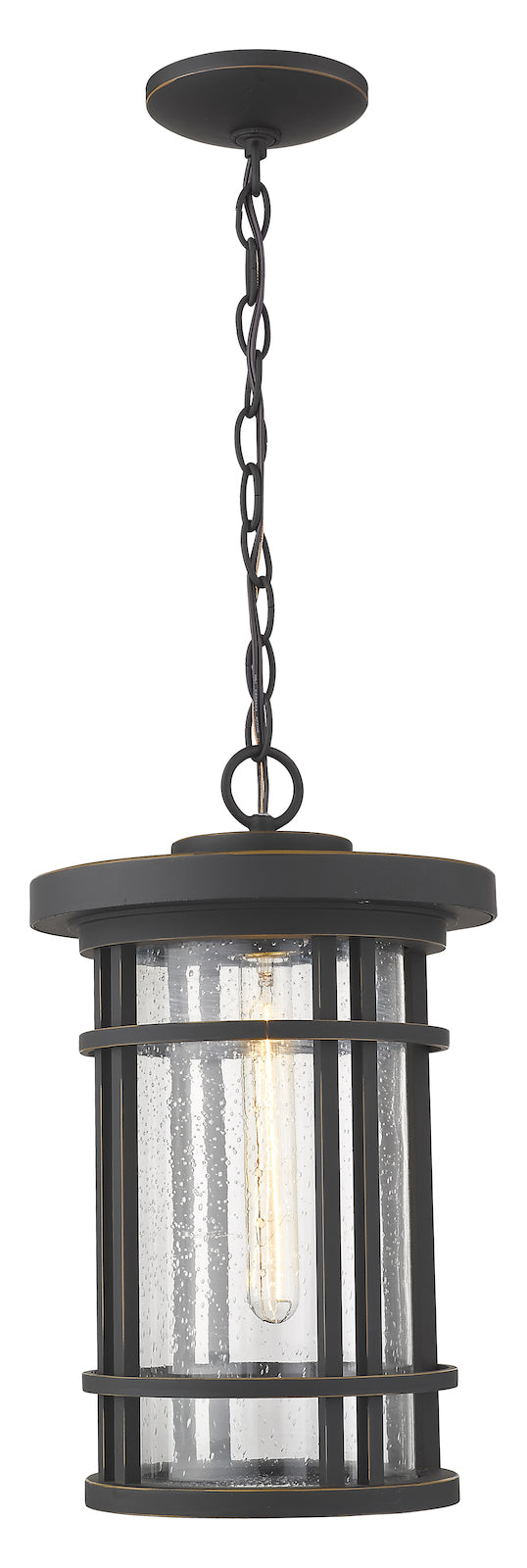 1 Light Outdoor Chain Mount Ceiling Fixture by Z-Lite
