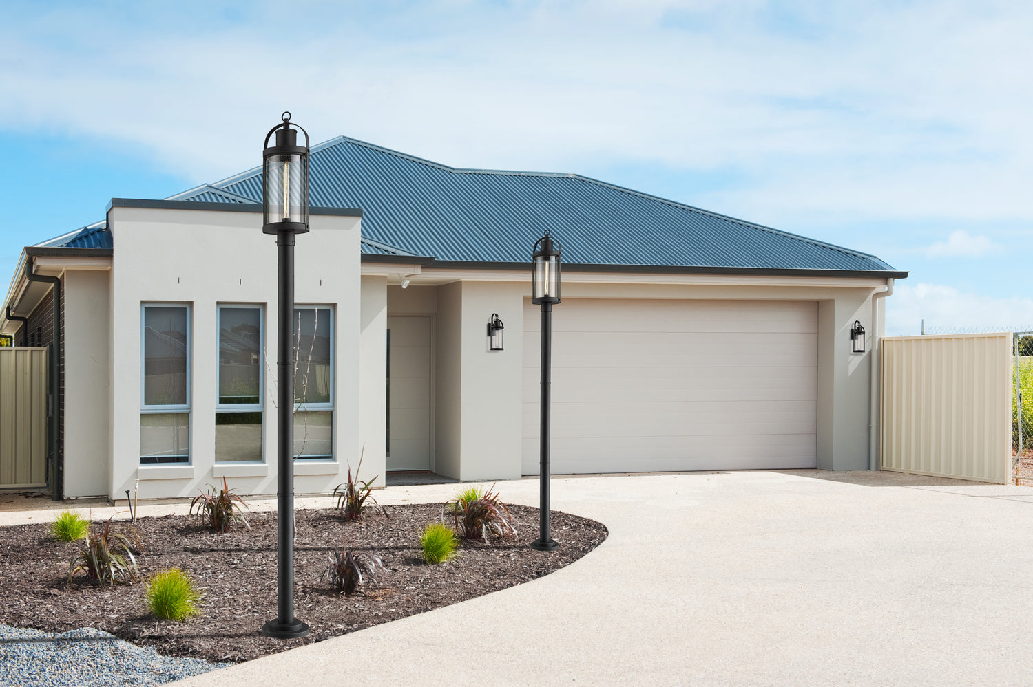 1 Light Outdoor Post Mounted Fixture
