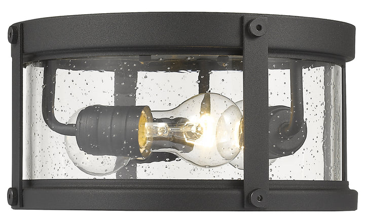 3 Light Outdoor Flush Ceiling Mount Fixture by Z-Lite