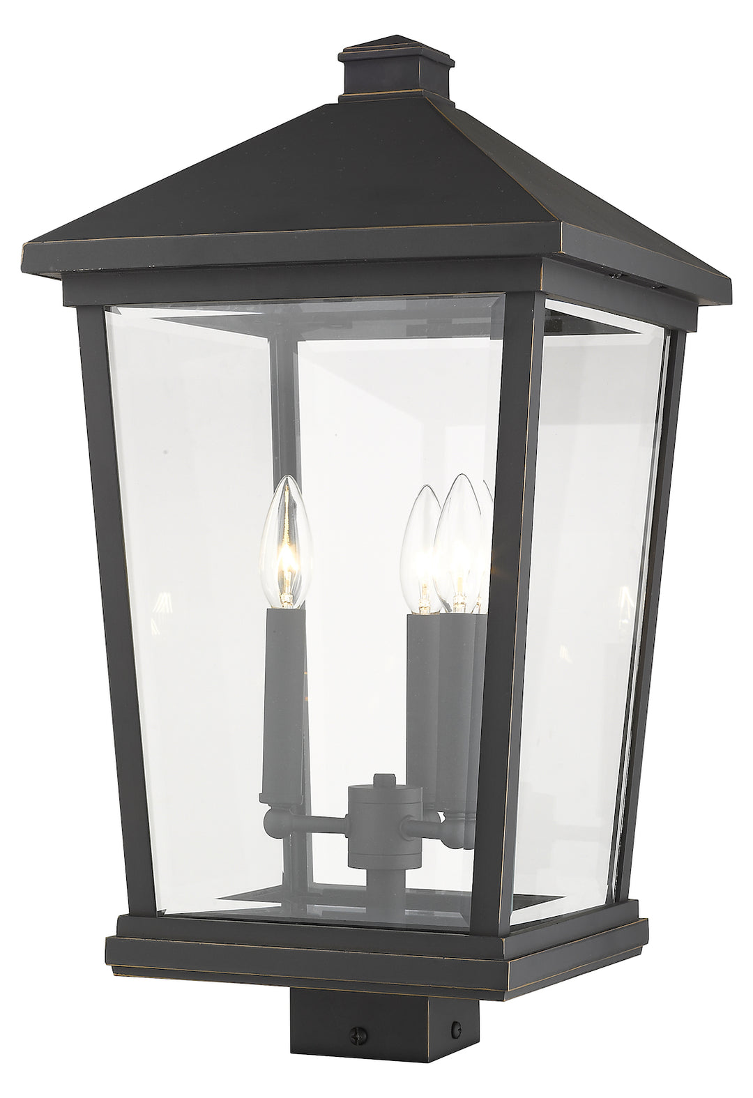 3 Light Outdoor Post Mount Fixture by Z-Lite