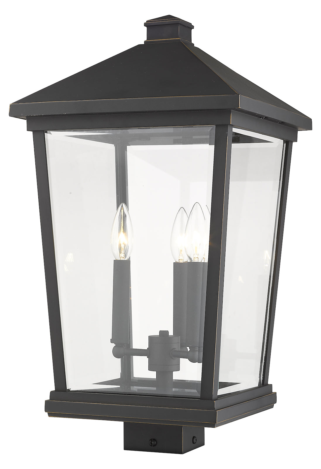 3 Light Outdoor Post Mount Fixture by Z-Lite
