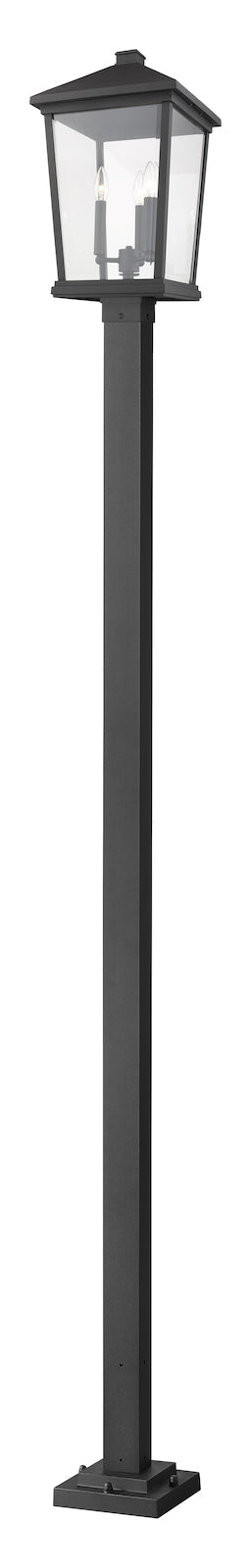 3 Light Outdoor Post Mounted Fixture by Z-Lite