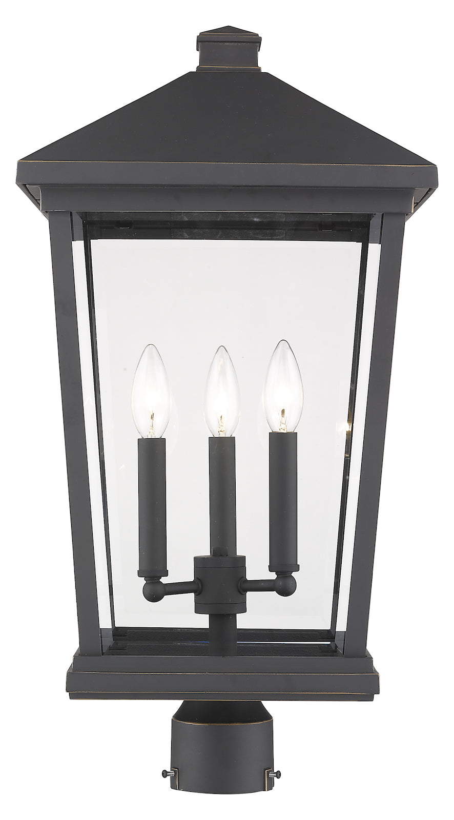 3 Light Outdoor Post Mount Fixture by Z-Lite
