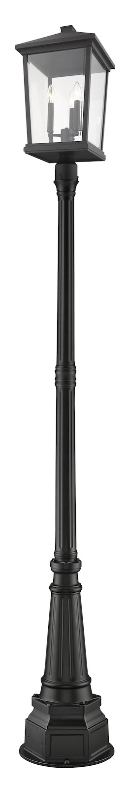 3 Light Outdoor Post Mounted Fixture by Z-Lite
