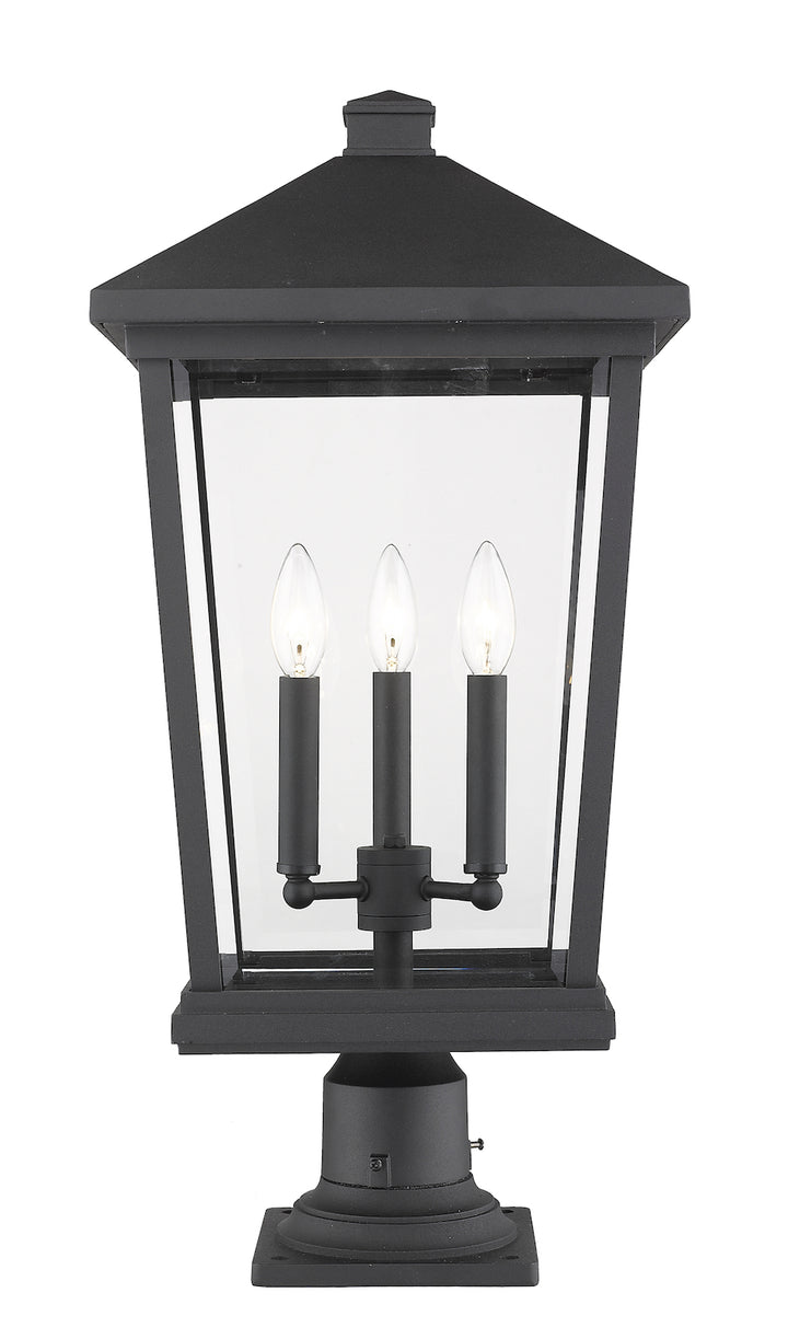 3 Light Outdoor Pier Mounted Fixture by Z-Lite