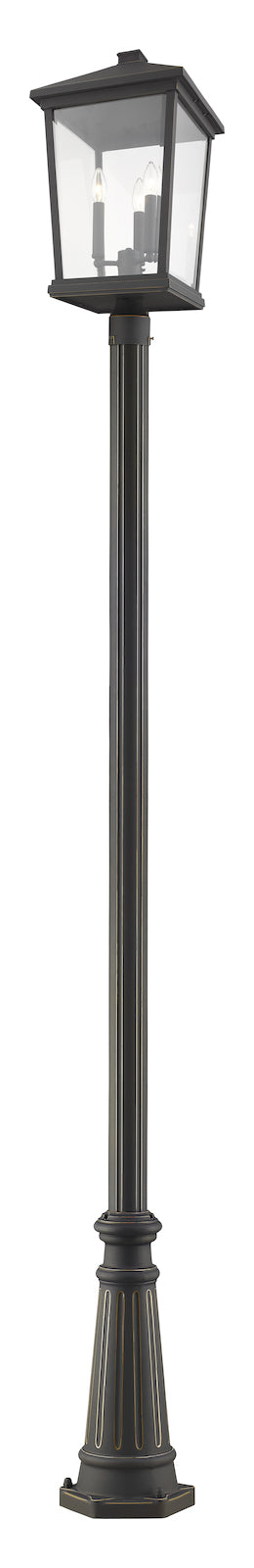 3 Light Outdoor Post Mounted Fixture by Z-Lite