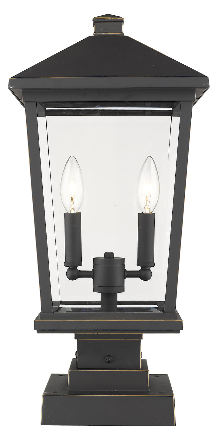 2 Light Outdoor Pier Mounted Fixture by Z-Lite