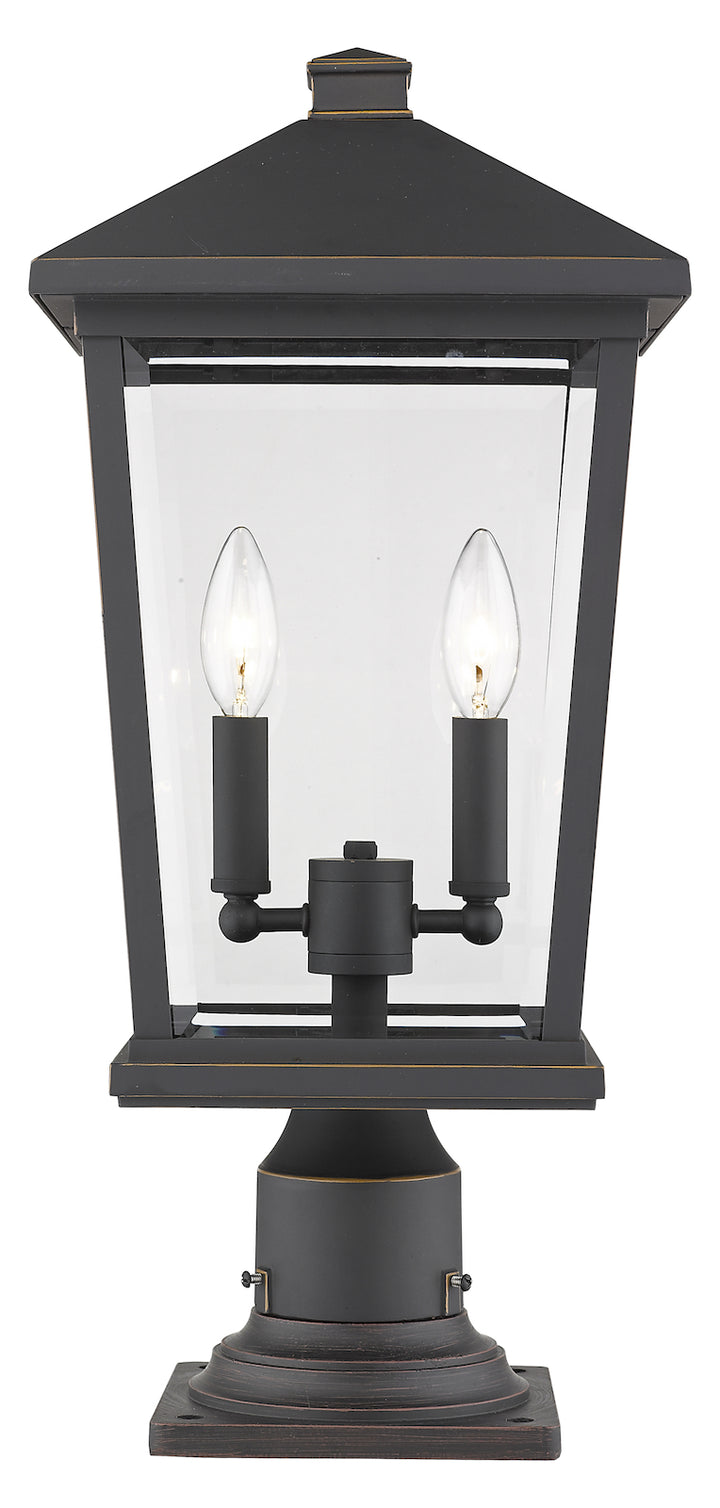 2 Light Outdoor Pier Mounted Fixture by Z-Lite