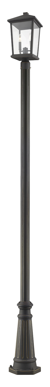 2 Light Outdoor Post Mounted Fixture by Z-Lite