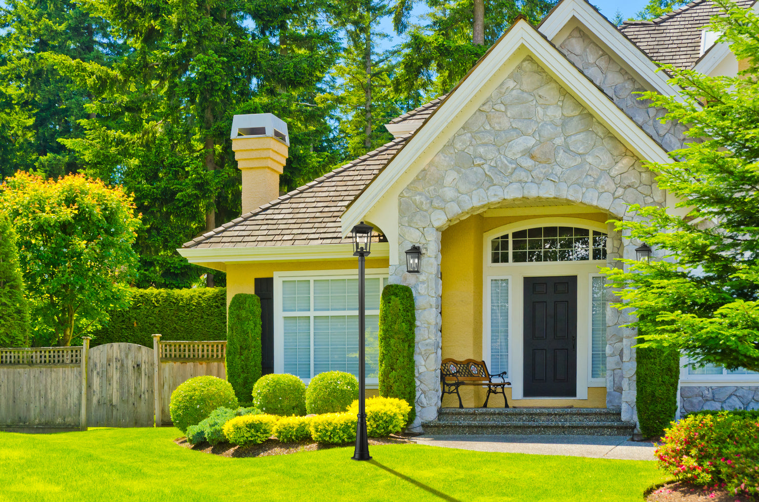 2 Light Outdoor Post Mounted Fixture