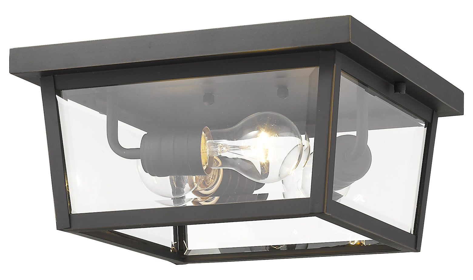 3 Light Outdoor Flush Ceiling Mount Fixture by Z-Lite