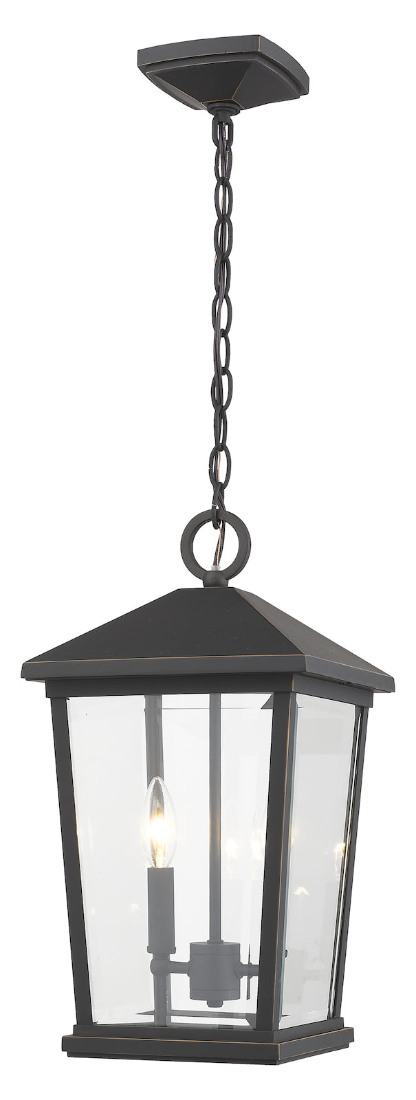 2 Light Outdoor Chain Mount Ceiling Fixture by Z-Lite