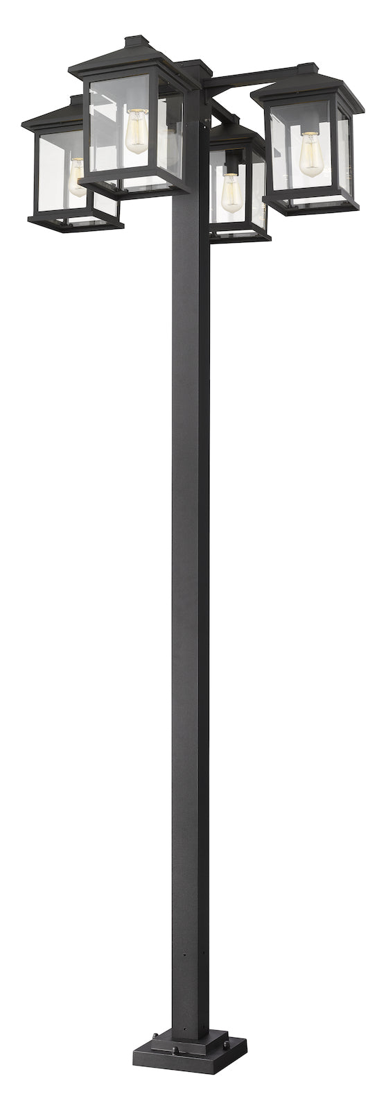 4 Light Outdoor Post Mounted Fixture by Z-Lite