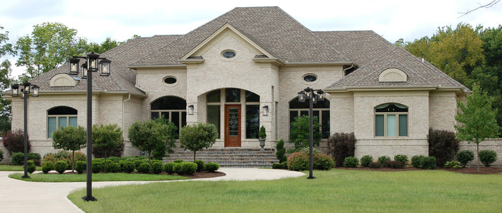 4 Light Outdoor Post Mounted Fixture