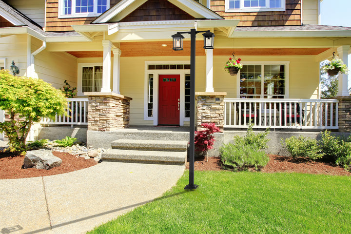 2 Light Outdoor Post Mounted Fixture