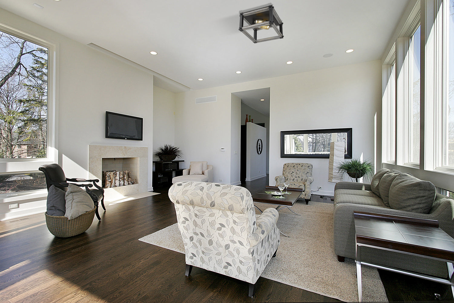 2 Light Flush Mount