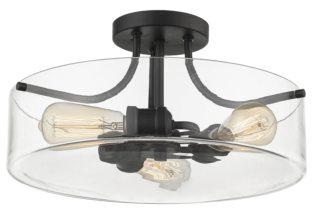 3 Light Semi Flush Mount by Z-Lite