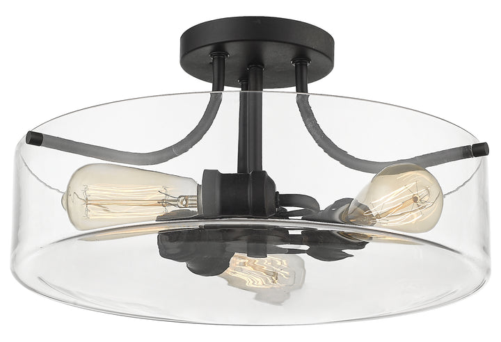 3 Light Semi Flush Mount by Z-Lite