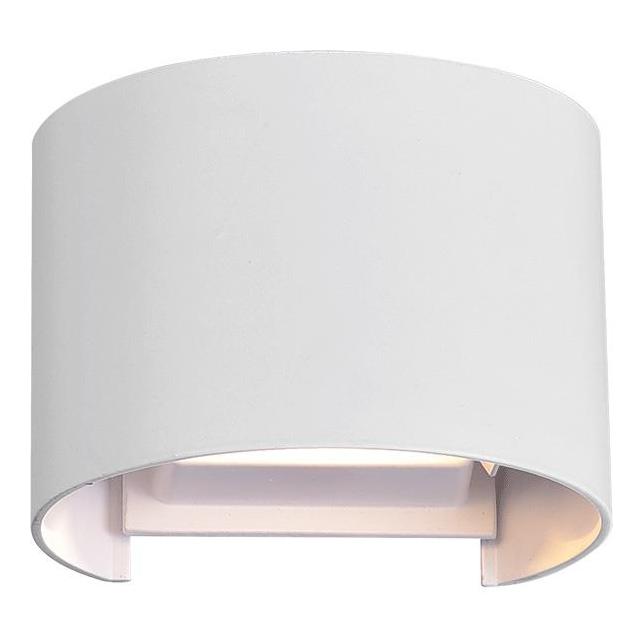 Led Wall Sconce With White Finish by CWI Lighting
