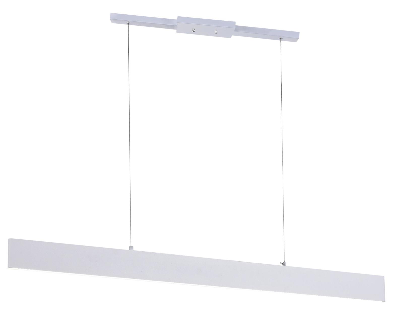 Led Chandelier With Satin White Finish by CWI Lighting