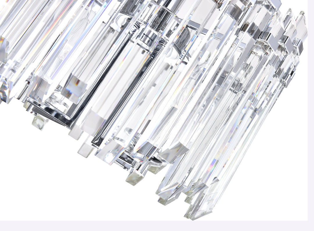 4 Light Chandelier With Chrome Finish